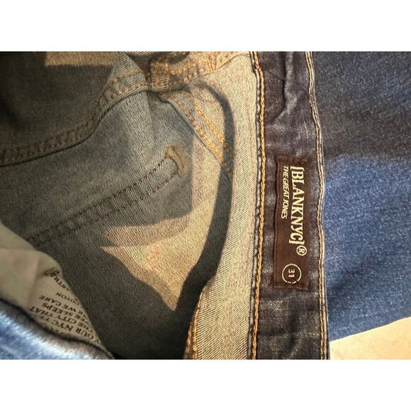 Blank NYC The Great Jones High-Rise Skinny Jeans size 31 distressed womens - Picture 5 of 6